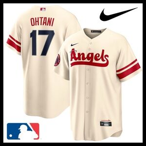 MLB Los Angeles Angels Shohei Ohtani Nike City Connect Jersey - Cream Size (XL)